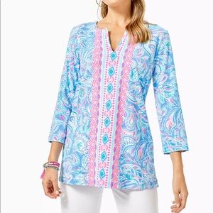Lilly Pulitzer karina tunic fish kiss